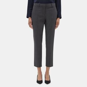 Classic Crop Pant in Sevona Stretch Wool